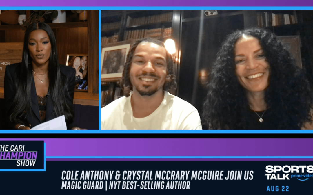 Crystal McCrary McGuire & Cole Anthony interview with The Cari Champion Show
